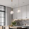 Modern Chandelier Glass Pendant Light Creative Living Room Light