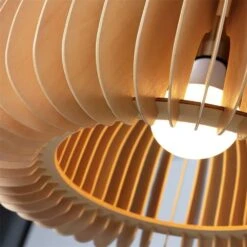 Farmhouse Chandelier Wooden Pumpkin Lamp Rustic Small Pendant Light -Demolights Sales Store DL2060 7