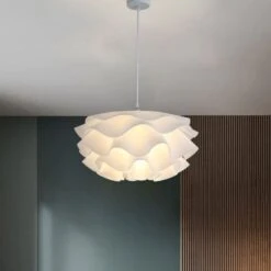 Nordic Romantic Bedroom Chandelier Led Flower Pendant Light -Demolights Sales Store DL2064 1 1
