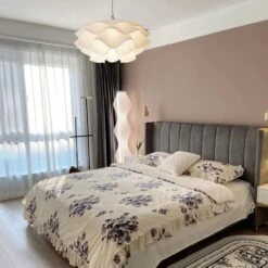 Nordic Romantic Bedroom Chandelier Led Flower Pendant Light -Demolights Sales Store DL2064 7