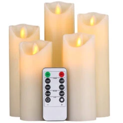 Flameless Flickering Electrical Paraffin Wax LED Candle -Demolights Sales Store DL2068 9