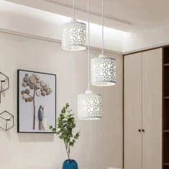 Modern Nordic Pendant Lights Fixtures Iron Hollow Out Chandelier -Demolights Sales Store DL2069 20 1