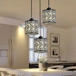 Modern Nordic Pendant Lights Fixtures Iron Hollow Out Chandelier -Demolights Sales Store DL2069 21