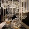 Stainless Steel LED Firework Raimond Pendant Light