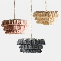 Handmade Woven Rope Pendant Creative Home Decoration Lampshade -Demolights Sales Store DL3010638 1 1