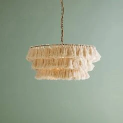 Handmade Woven Rope Pendant Creative Home Decoration Lampshade -Demolights Sales Store DL3010638 6 1