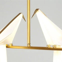 Nordic Creative Paper Cranes Ceiling Light Origami Bird Pendant Lamps -Demolights Sales Store DL3010688 6 1