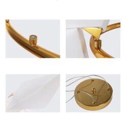 Nordic Creative Paper Cranes Ceiling Light Origami Bird Pendant Lamps -Demolights Sales Store DL3010688 9