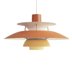 Nordic Metal Pendant Light Creative Lighting Fixture -Demolights Sales Store DL3010759 orange