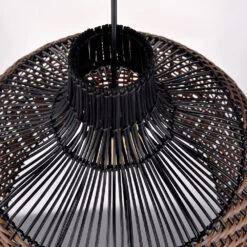 Minimalism Rattan Ceiling Light Fixture Woven Pendant Lampshade 26 Minimalism Rattan Ceiling Light Fixture Woven Pendant Lampshade -Demolights Sales Store DL3010860 5 1