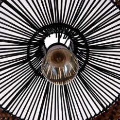Minimalism Rattan Ceiling Light Fixture Woven Pendant Lampshade 27 Minimalism Rattan Ceiling Light Fixture Woven Pendant Lampshade -Demolights Sales Store DL3010860 6 1