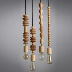 Modern Solid Wood Bead Chain Hanging Pendant Lights -Demolights Sales Store DL33913620 1 1