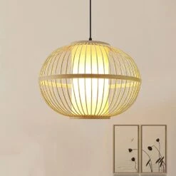 Minimalist Handcrafted Bamboo Pendant Lighting -Demolights Sales Store DLATH10359 2 1