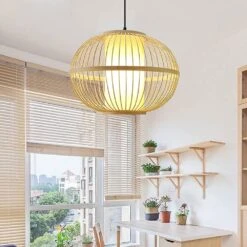 Minimalist Handcrafted Bamboo Pendant Lighting -Demolights Sales Store DLATH10359