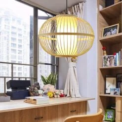 Minimalist Handcrafted Bamboo Pendant Lighting