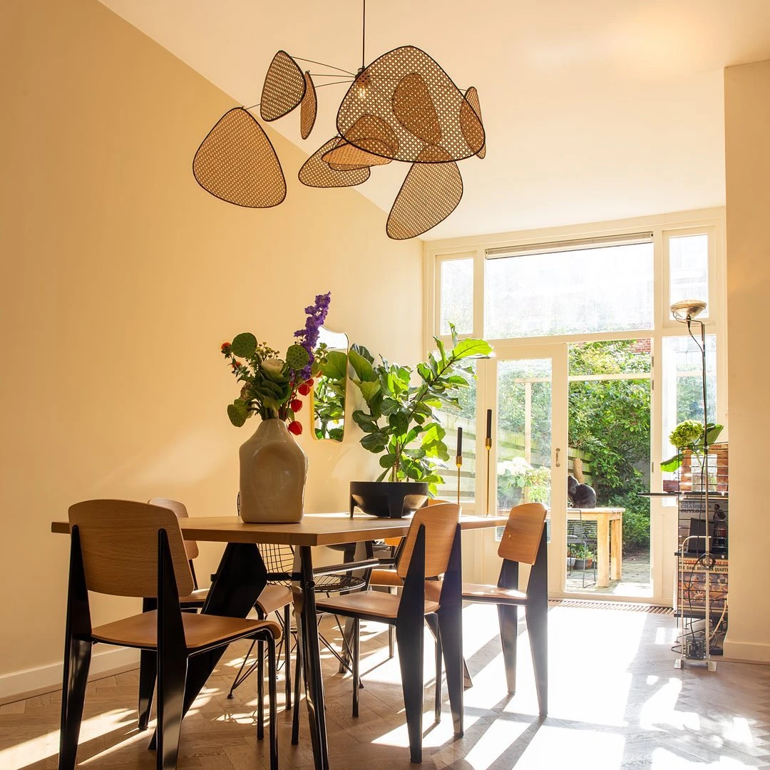 Retro Rattan Chandelier Handmade Pendant Lampshade 3 Retro Rattan Chandelier Handmade Pendant Lampshade - Image 3