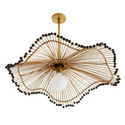 Handmade Rattan Pendant Light Art Chandeliers -Demolights Sales Store DLLAB2207 3