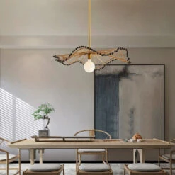 Handmade Rattan Pendant Light Art Chandeliers