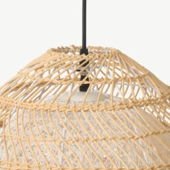 Simple Basket Rattan Wicker Pendant Light Lampshade -Demolights Sales Store DLWH0287 2 1