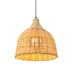 Rattan Wicker Pendant Light Lampshade -Demolights Sales Store DS80019 7