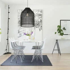 Rattan Weaving Bell Shape Pendant Lighting Fixture -Demolights Sales Store Image08 790758fc ee67 4128 9b8d 9e8acb43f60a