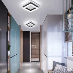 Nordic Geometric Ceiling Light Modern LED Lamp Fixture -Demolights Sales Store Image15