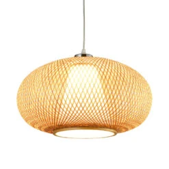 Mid-century Handicraft Ceiling Light Handmade Bamboo Pendant -Demolights Sales Store Main 01 31934e7d 1dba 4da7 a288 a4fdd01e4201
