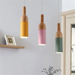Nordic Wine Bottle Pendant Lights