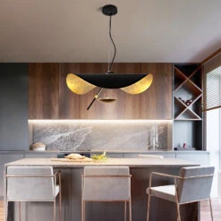 Creative Black Gold Chandelier UFO Brass Pendant Light -Demolights Sales Store Main 03 8e567ece 03b8 47bc a0f5 05c59ede8f33