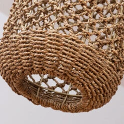 Natural Rattan Pastoral Style Pendant Light -Demolights Sales Store NaturalBambooCagePendantLightDL10137 3 1