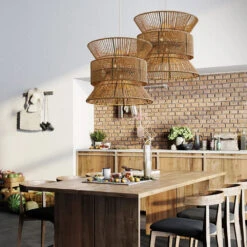 Rustic Hemp Rope Pendant Light -Demolights Sales Store RusticHempRopePendantLight 9