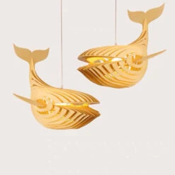 Solid Wood Whale Lamp Shade -Demolights Sales Store SolidWoodWhaleLampShadeDL10143 1