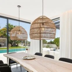 Basket Rattan Woven Pendant Light Shades