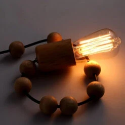 Modern Solid Wood Bead Chain Hanging Pendant Lights -Demolights Sales Store dda03123f1494d128dcfd2d485e6fcd9